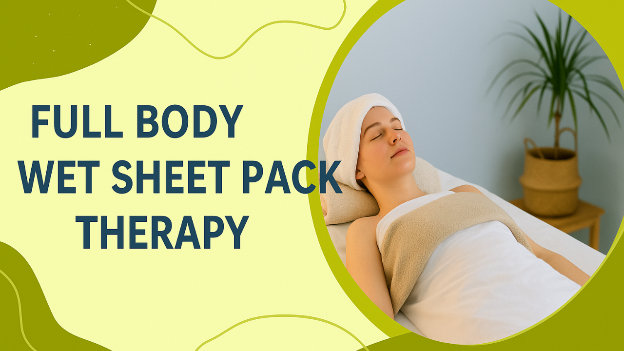Full Body Wet Sheet Pack Therapy